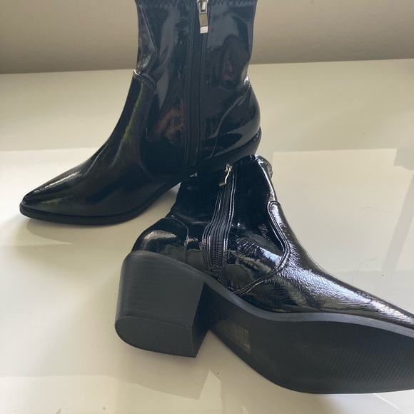 ASOS Glamorous Patent Booties - Picture 4 of 5